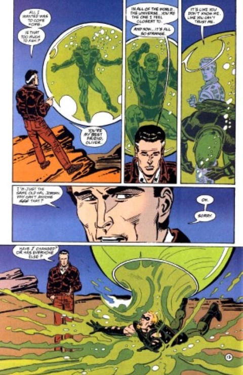 Green Arrow 96 pg 12 by P: Michael Netzer I: Jim Aparo